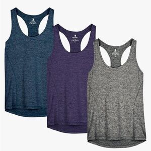 3 Racerback workout tanks